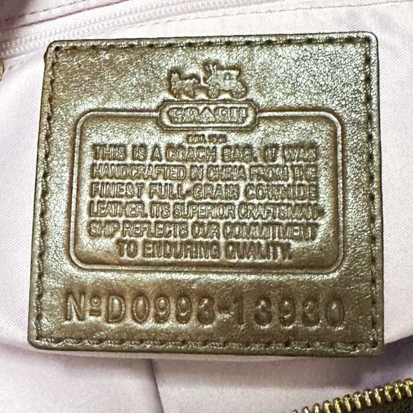 Coach Kira Limited Edition XL Brown Leather Satchel Tote Messenger Carryall Bag - Picture 7 of 13